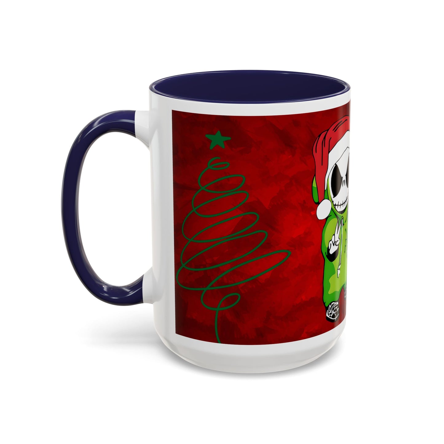 Grinch Jack Skellington Christmas Mug | Accent Coffee Mug