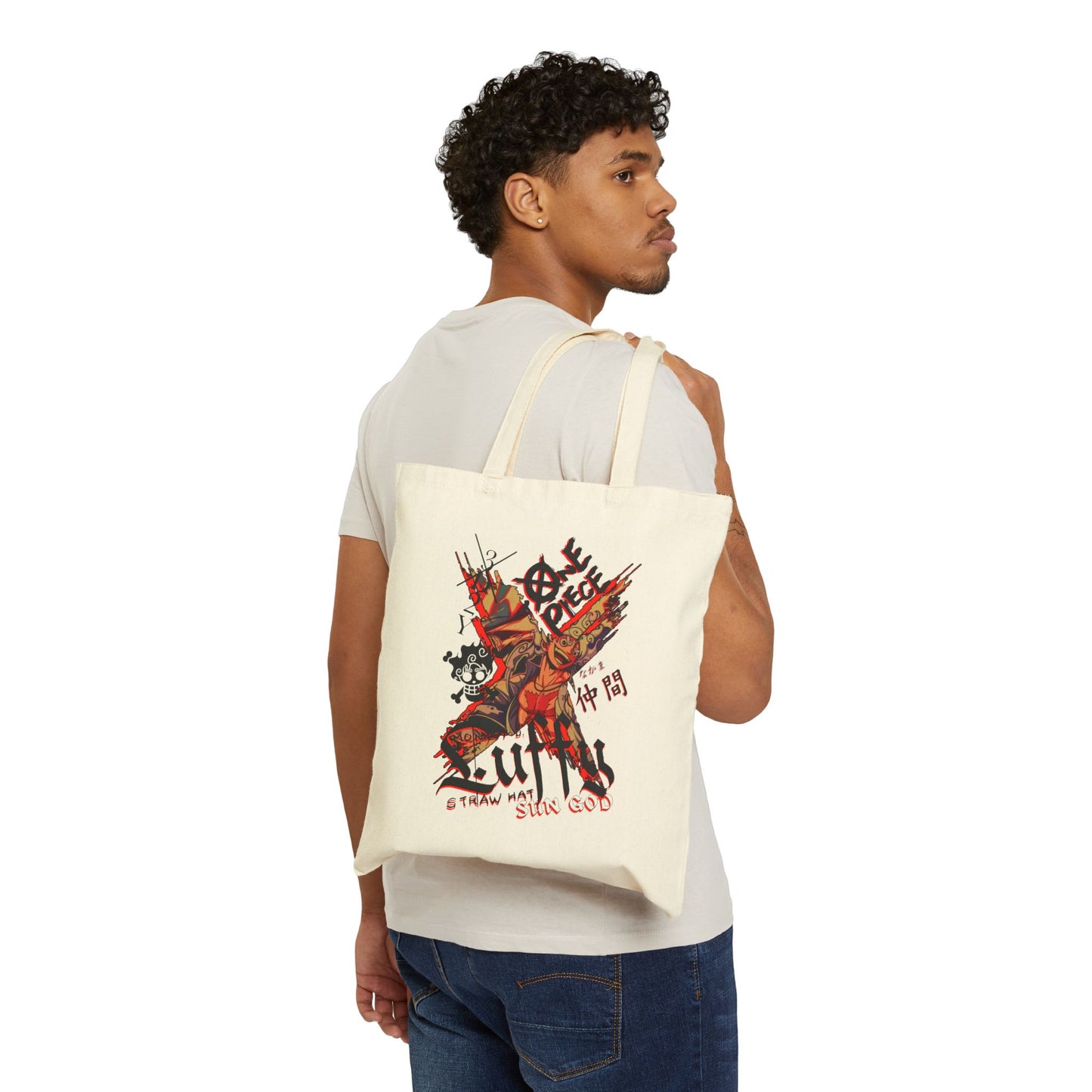 Canvas Tote Bag — Vintage Punk Graphic 'Life' Street Art Design