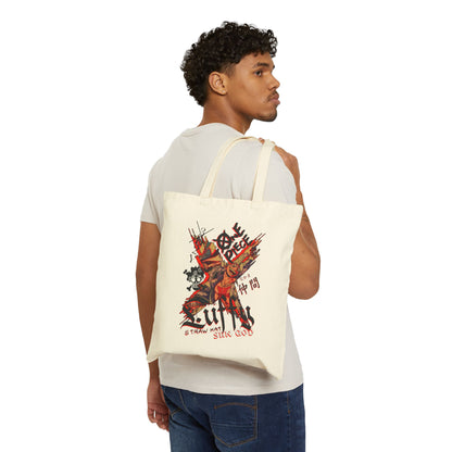 Luffy Art Canvas Tote Bag | One Piece Inspired Tote Bag