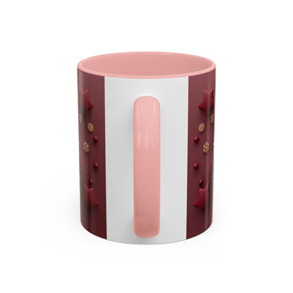 Cute Santa Face Holiday Mug | Christmas Accent Coffee Mug