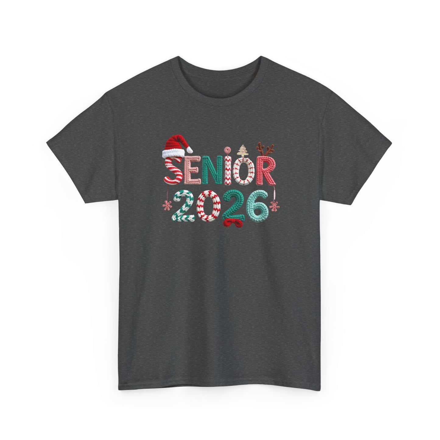 Senior 2026 Christmas Tee – Festive Graduation Santa Hat Design