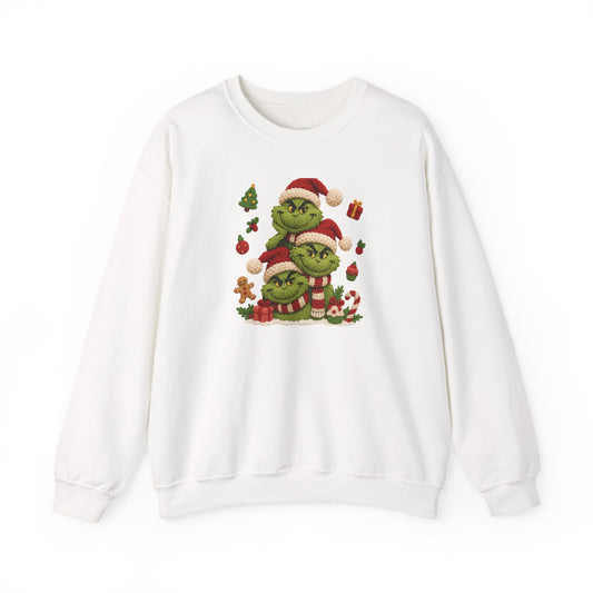 Grinch Family Christmas Tee | Cute Holiday Santa Grinches, Presents, Cookies