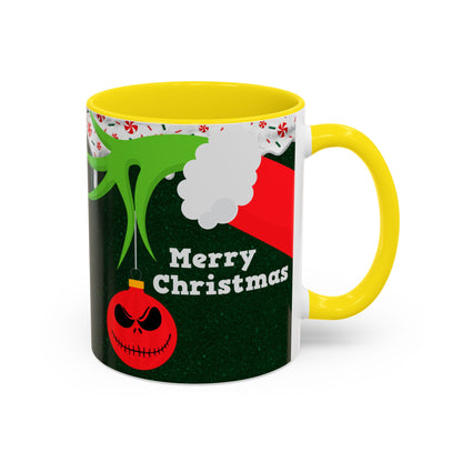 Grinch Merry Christmas Mug | Accent Coffee Mug 11oz 15oz