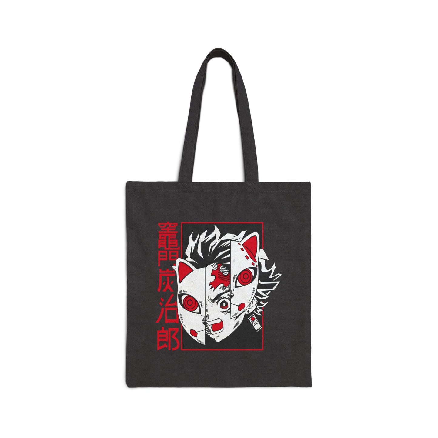 Tanjiro Mask Art | Canvas tote bag