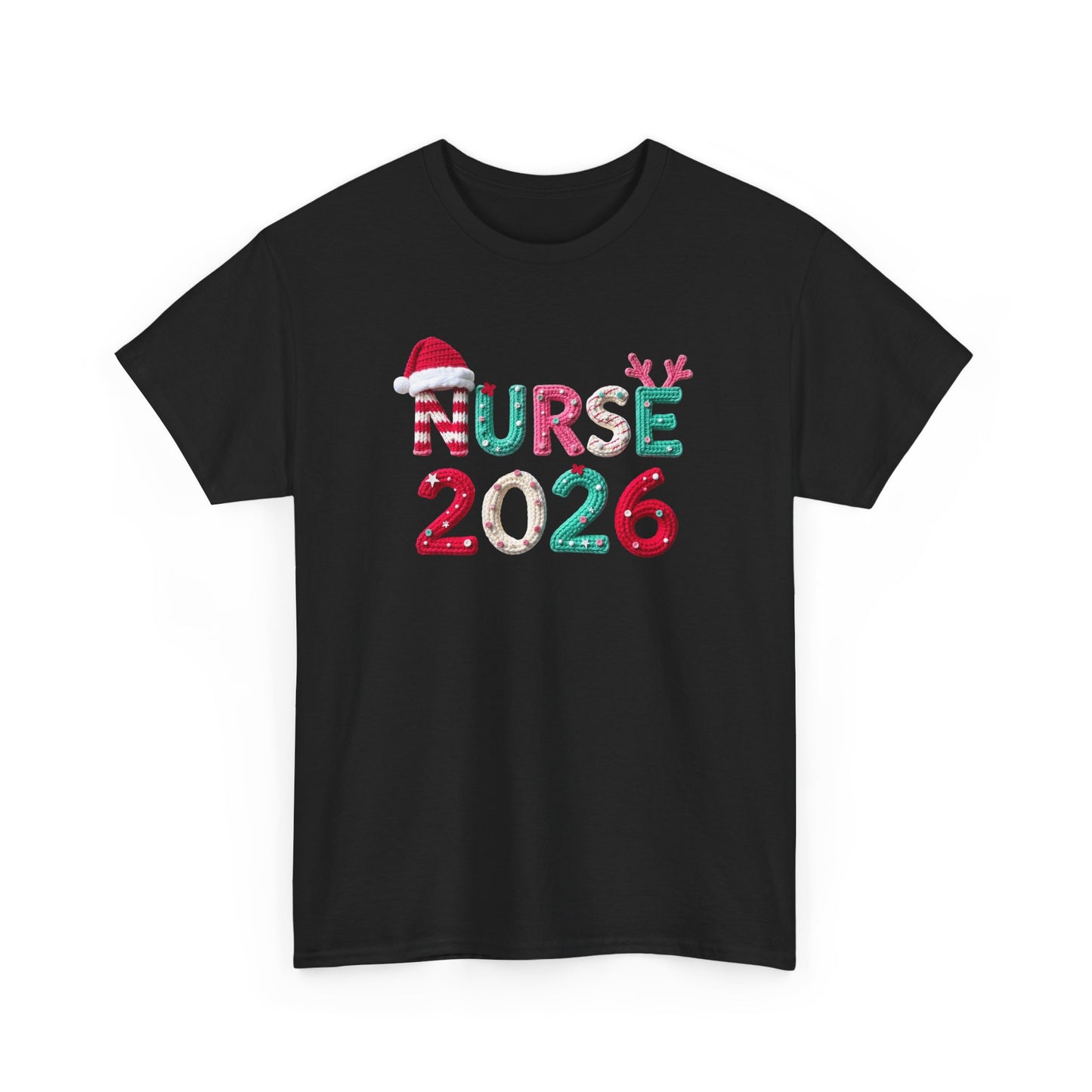 Nurse 2026 Christmas Tee Holiday Nursing Grad TShirt