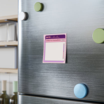 Notes to Remember Sticky Note Pad | Cute Pink Desktop Sticky Notes