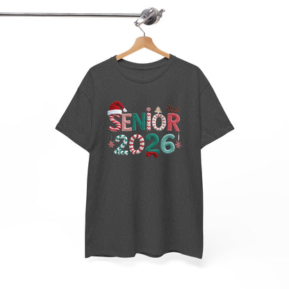 Senior 2026 Christmas Tee – Festive Graduation Santa Hat Design