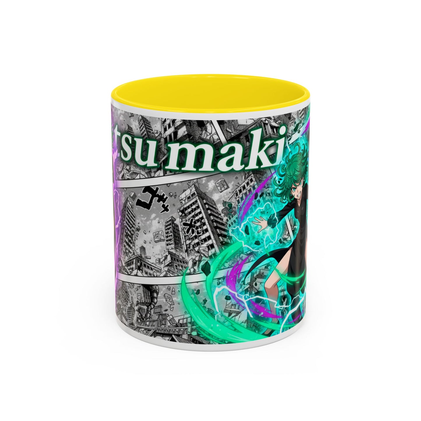 Accent Coffee Mug - Anime Girl Psychic Power Design (11/15oz)