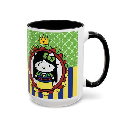 Cute Princess Kitty Mug | Accent Coffee Mug
