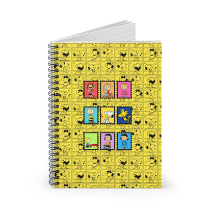 Peanuts Characters Spiral Notebook | Charlie Brown Snoopy Woodstock