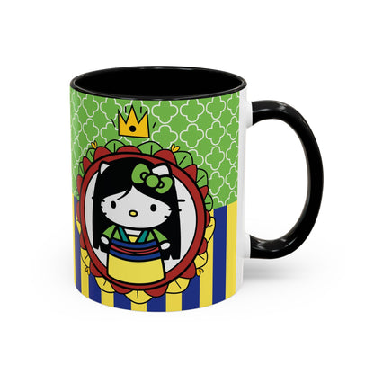 Cute Princess Kitty Mug | Accent Coffee Mug
