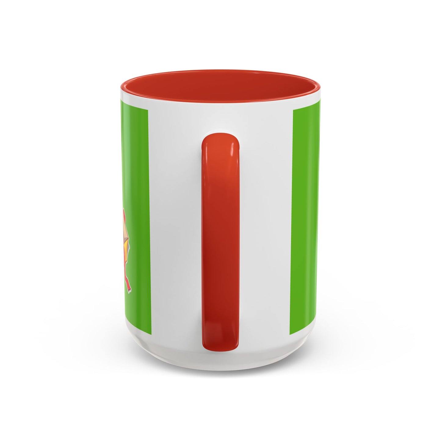 Grinch Character with Poop Present Mug | Accent Coffee Mug