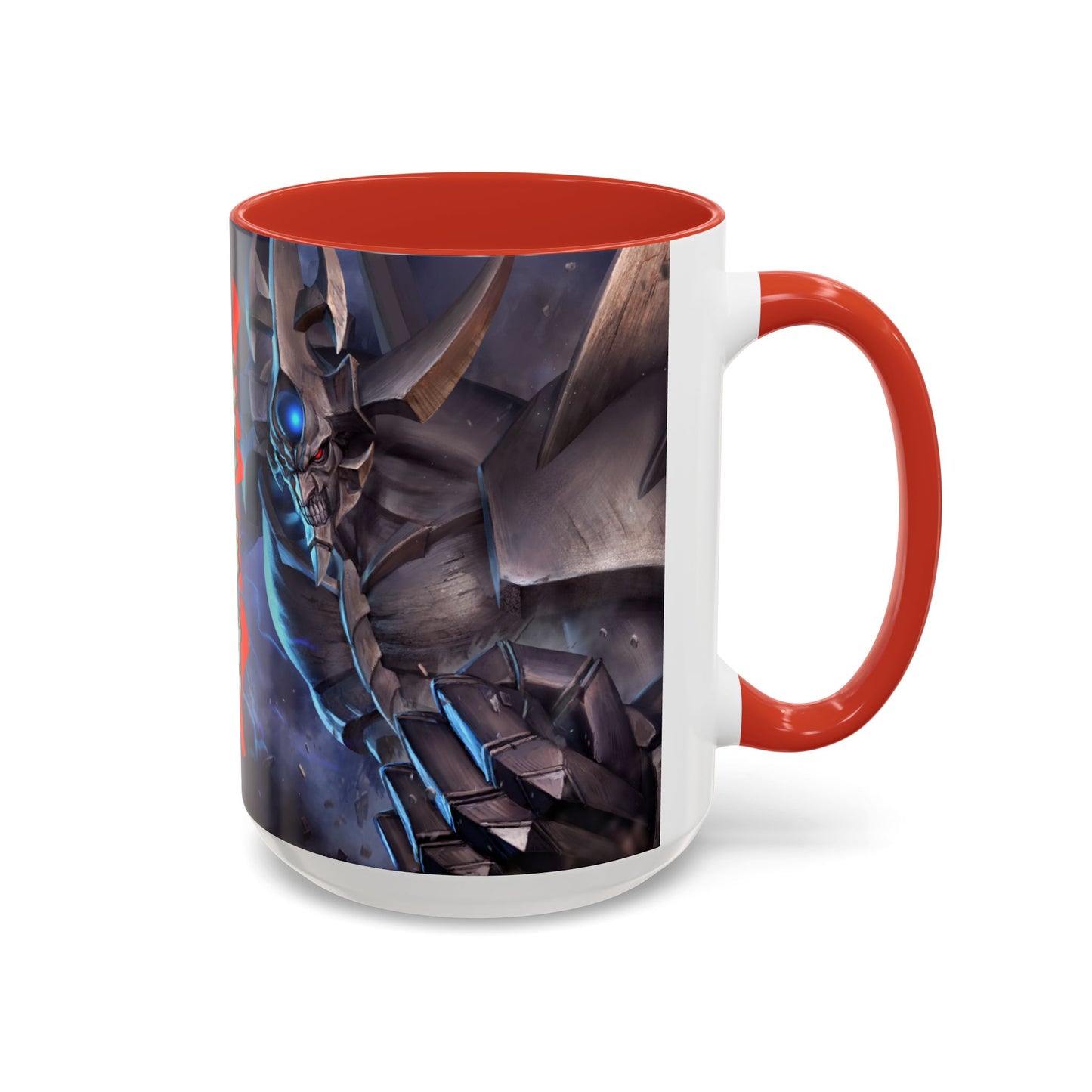 Yu-Gi-Oh! Coffee Mug | Fantasy Skull Warrior Accent Mug (11/15oz)