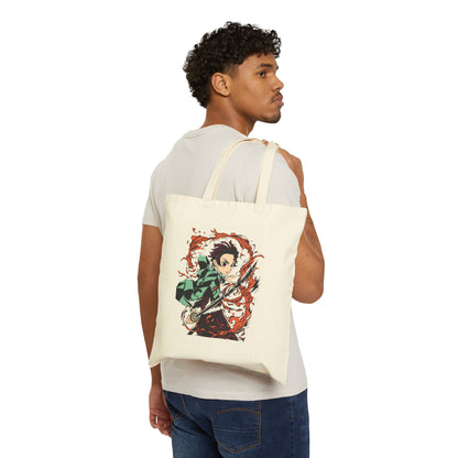 Demon Slayer Tanjiro Canvas Tote Bag