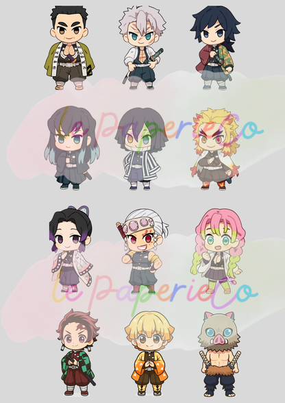 Demon Slayer Sticker Collection | Vinyl Stickers
