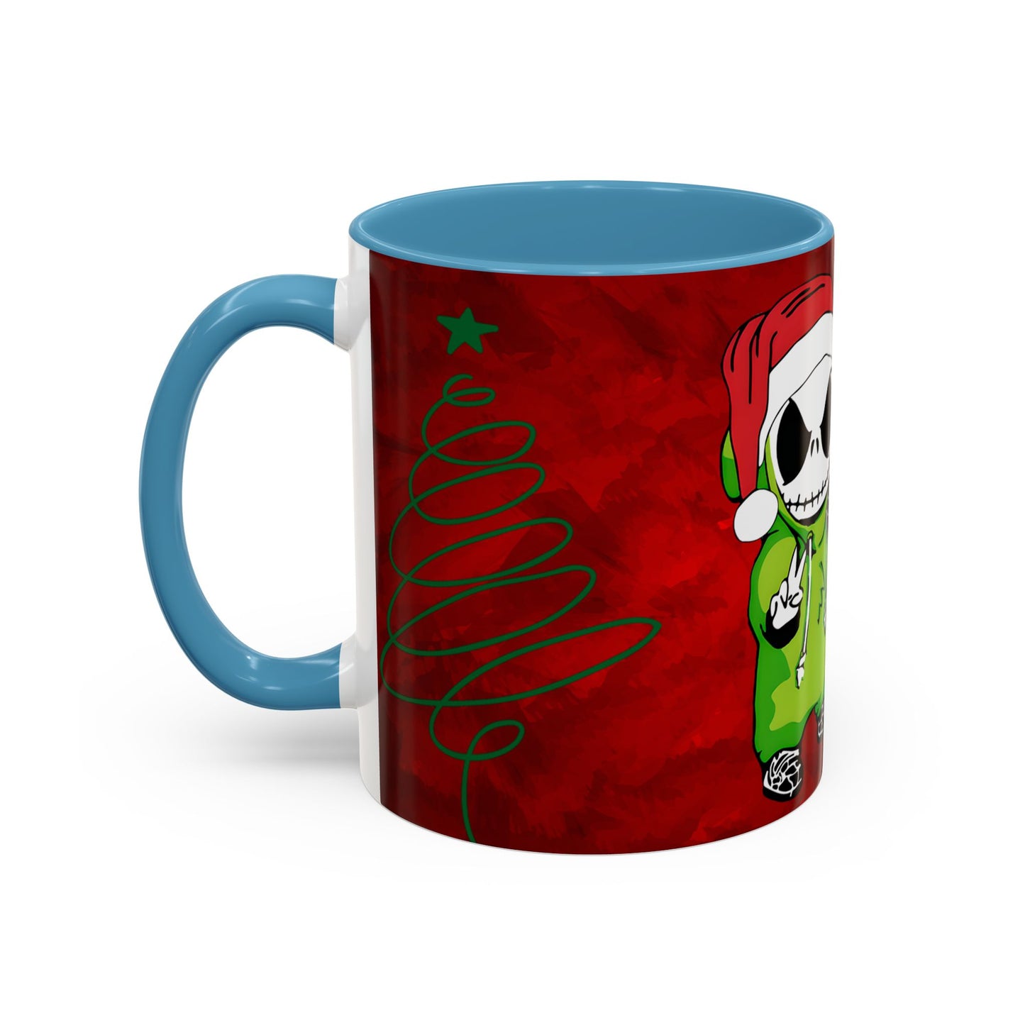 Grinch Jack Skellington Christmas Mug | Accent Coffee Mug