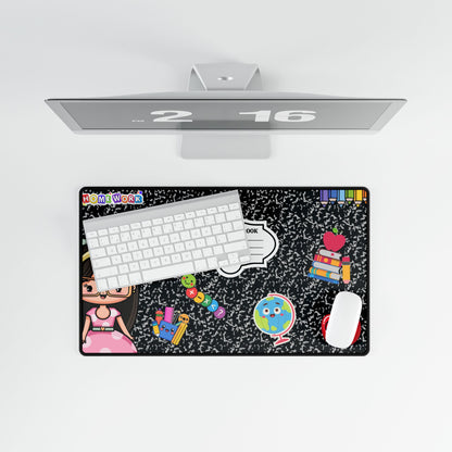 Composition Notebook School Desk Mat | Cute Teacher and School Supplies