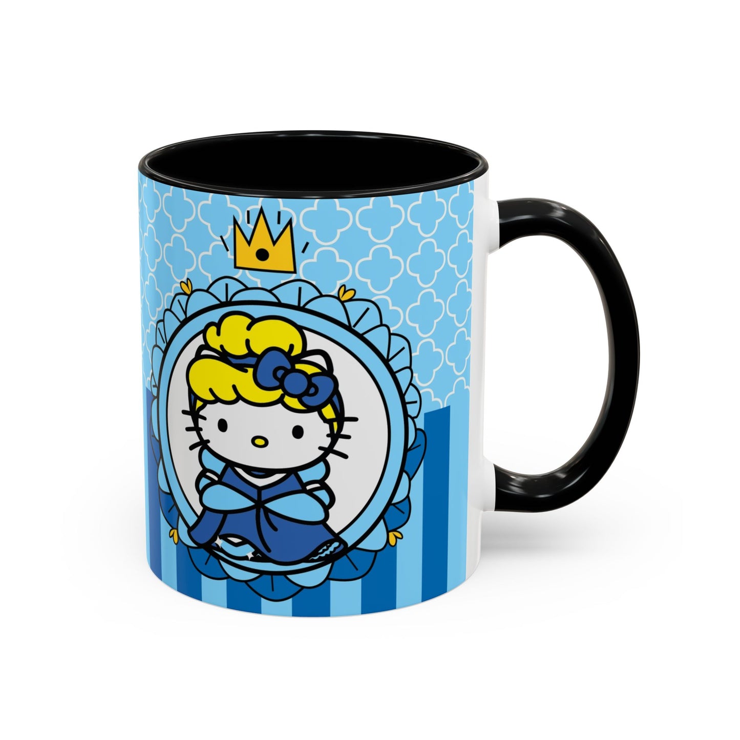 Princess Kitty Portrait Mug | Accent Coffee Mug