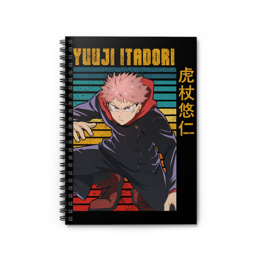 Yuuji Itadori Character Spiral Notebook | Ruled Journal