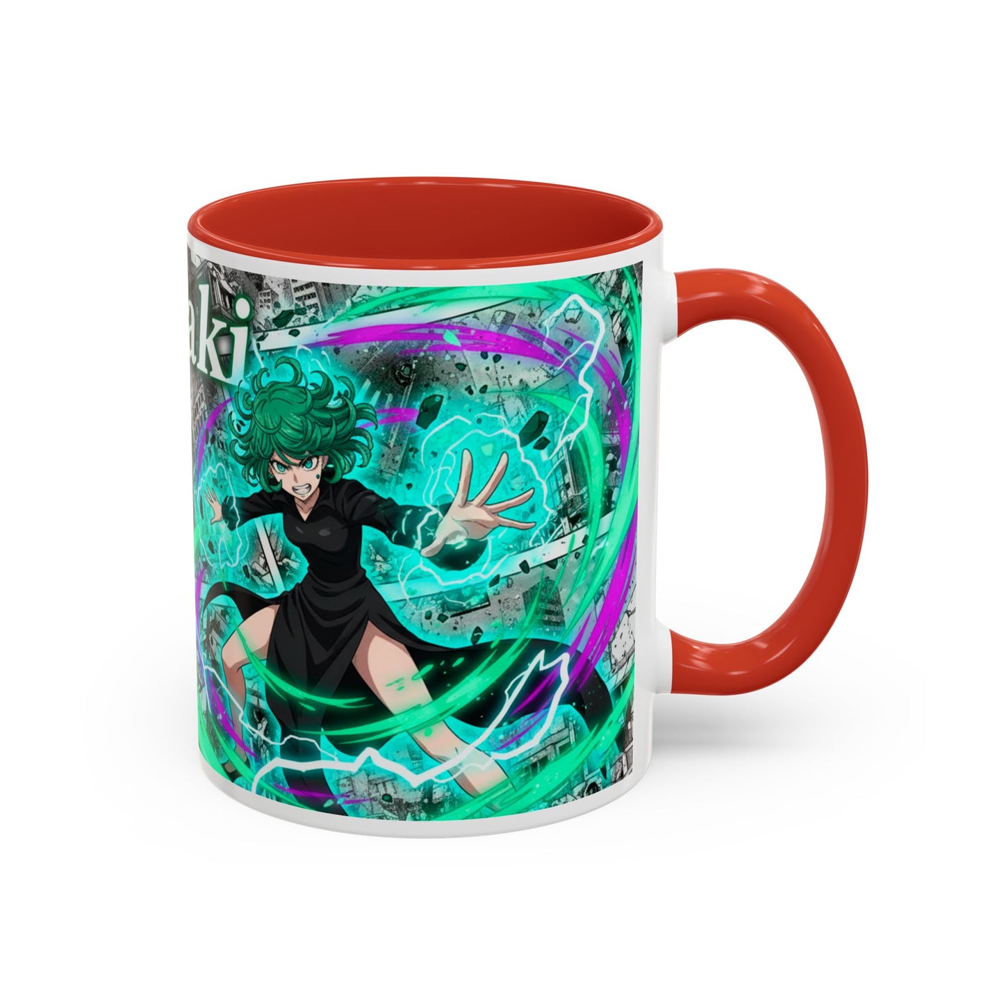 Accent Coffee Mug - Anime Girl Psychic Power Design (11/15oz)