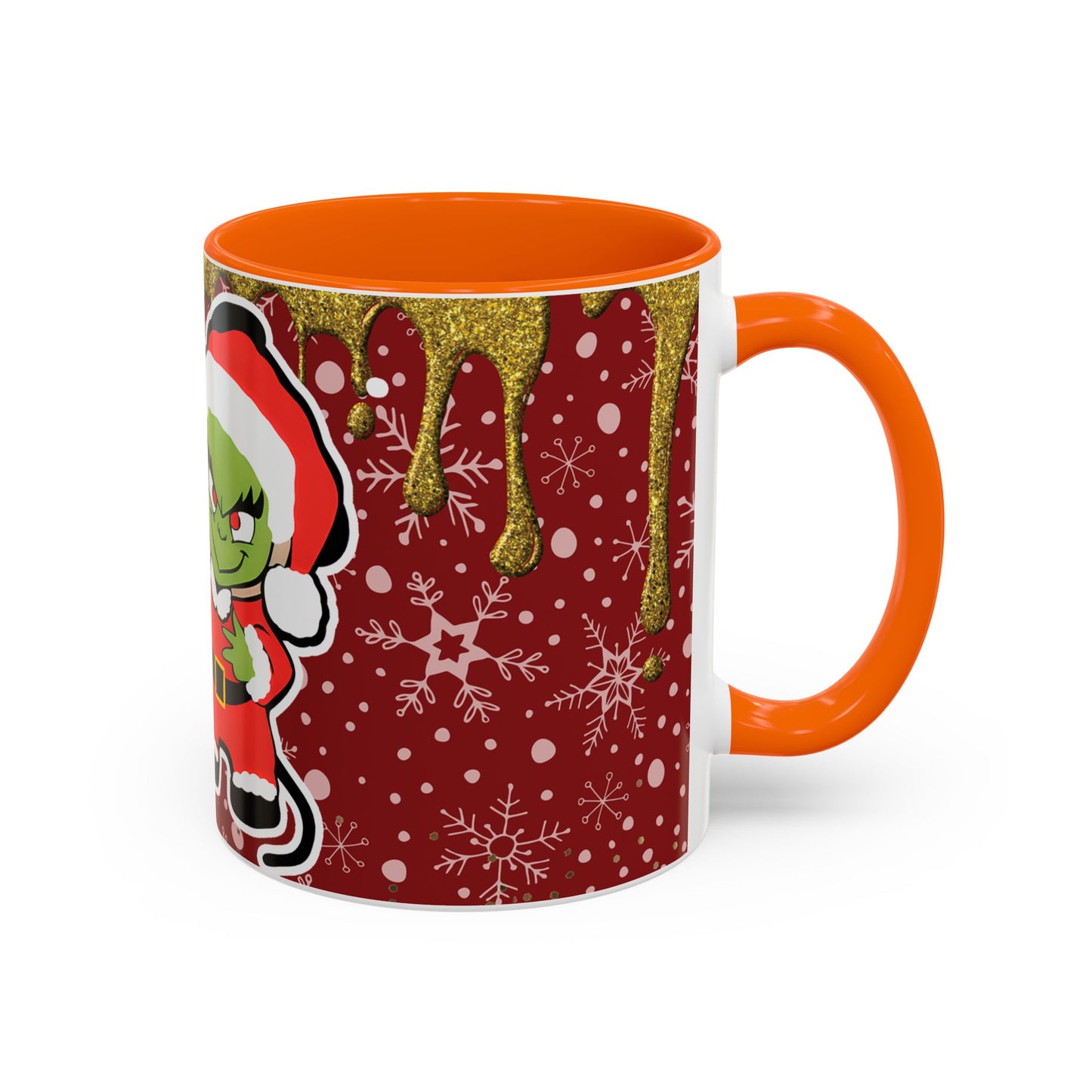 Grinch and Mouse Santa Mug | Accent Coffee Mug 11oz 15oz