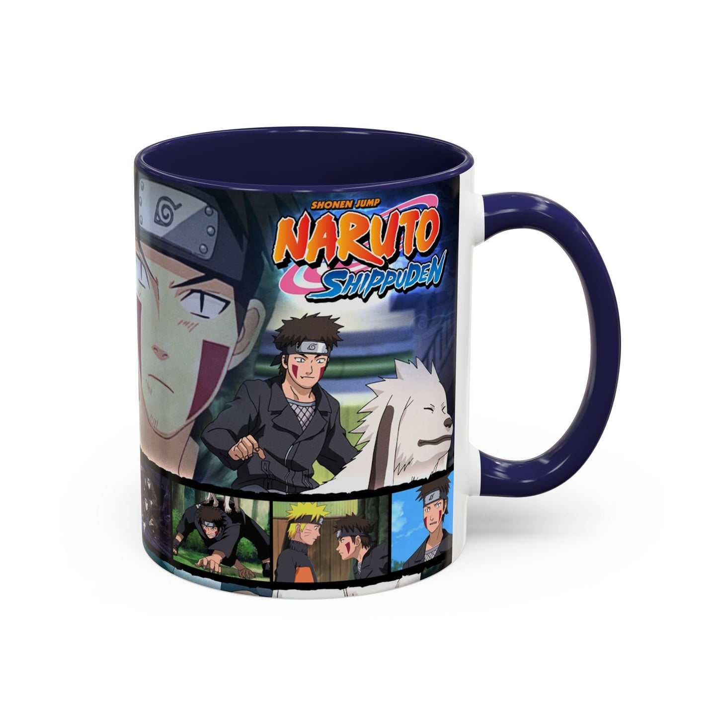 Kiba Collage Coffee Mug | Naruto Shippuden Design (11/15oz)