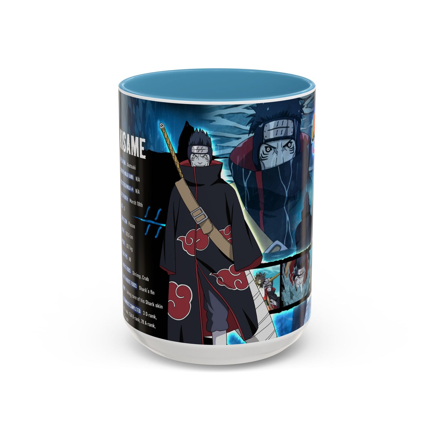 Naruto Shippuden Kisame Coffee Mug | Anime Accent Mug (11/15oz)