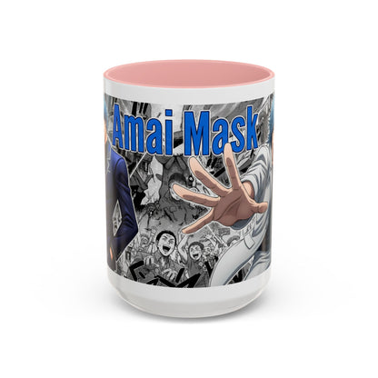 Anime Manga Accent Coffee Mug  Amai Mask Character Design (11/15oz)