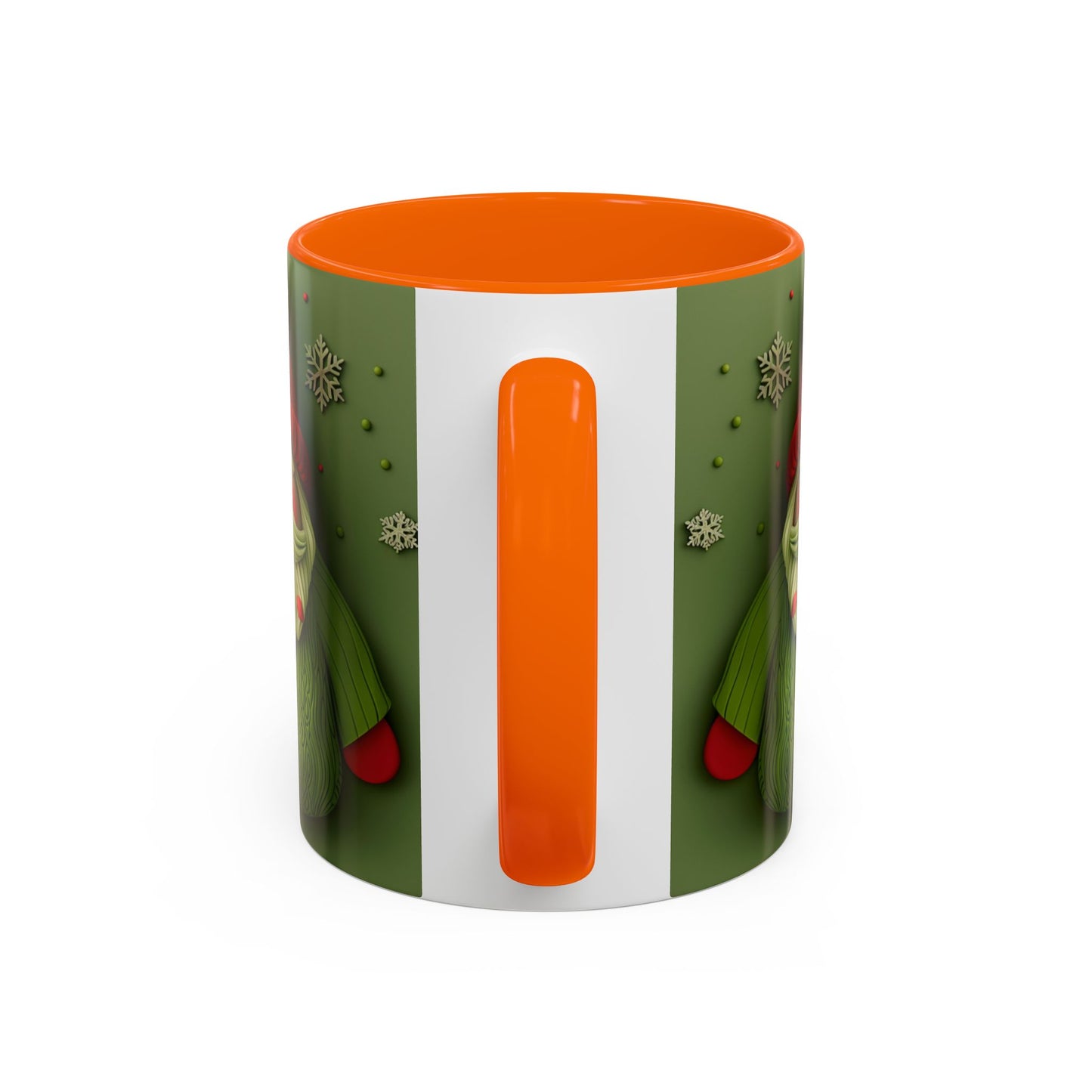Green Knit Santa Mug | Accent Coffee Mug