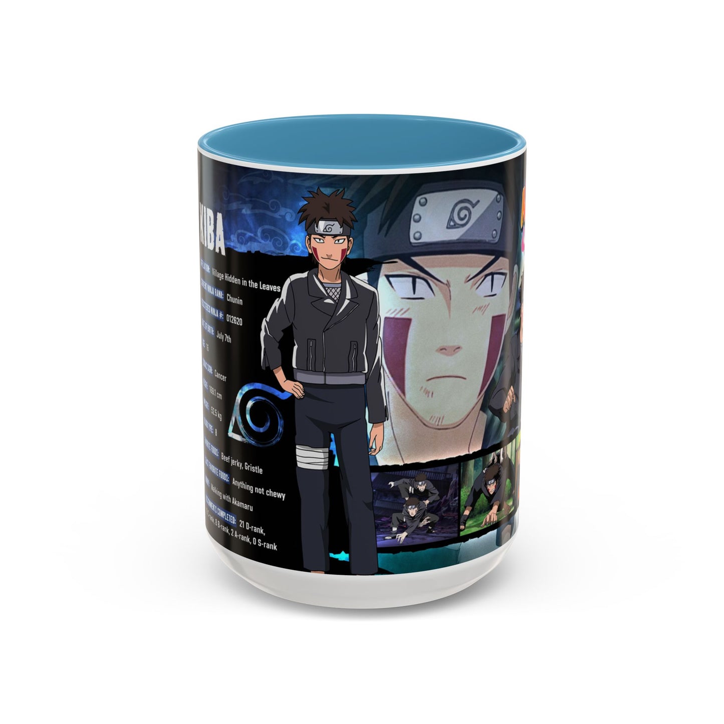 Kiba Collage Coffee Mug | Naruto Shippuden Design (11/15oz)