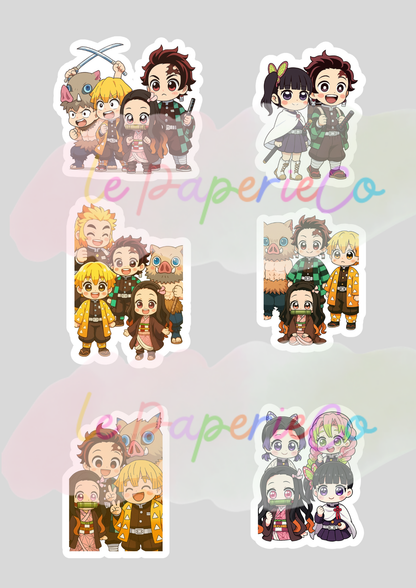 Demon Slayer Sticker Collection | Vinyl Stickers