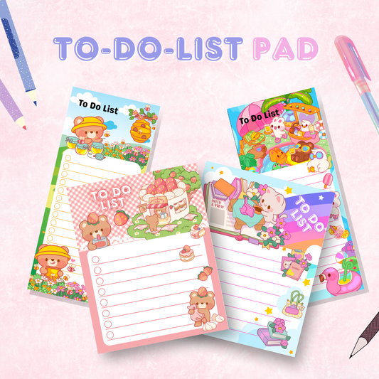 Kawaii To-Do-List Notepad | 50 Sheets