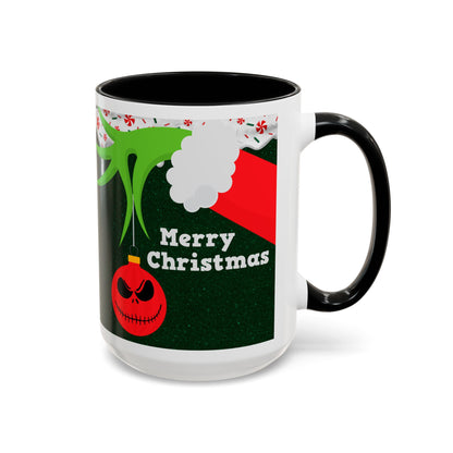 Grinch Merry Christmas Mug | Accent Coffee Mug 11oz 15oz