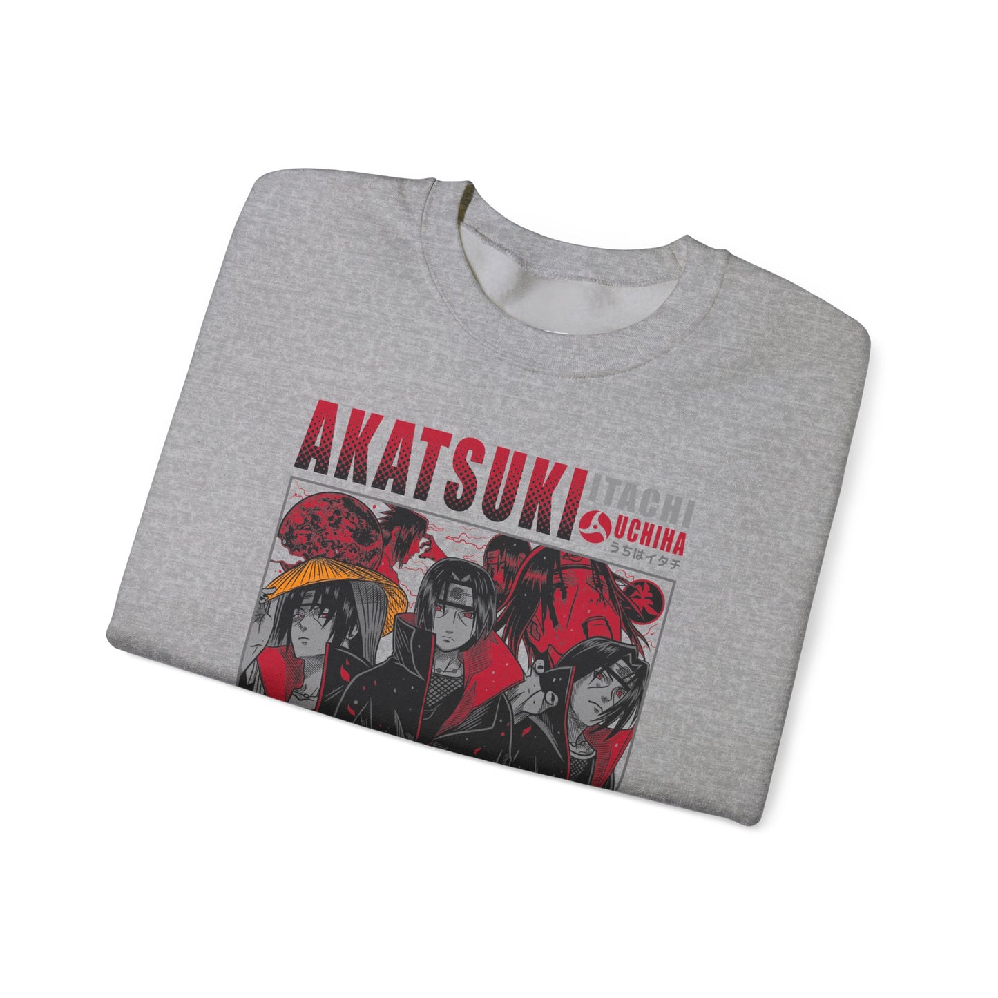 Personalizable Akatsuki Anime Characters Crewneck Sweatshirt | Manga Panel Graphic