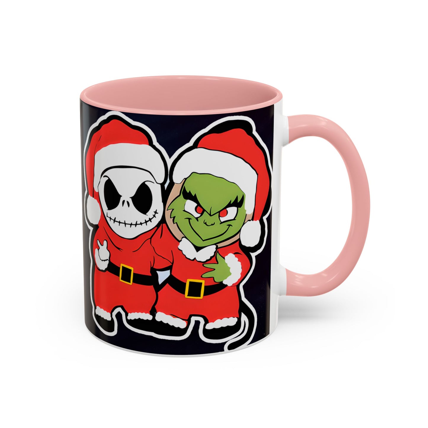Grinch Jack Skellington Christmas Mug | Accent Coffee Mug
