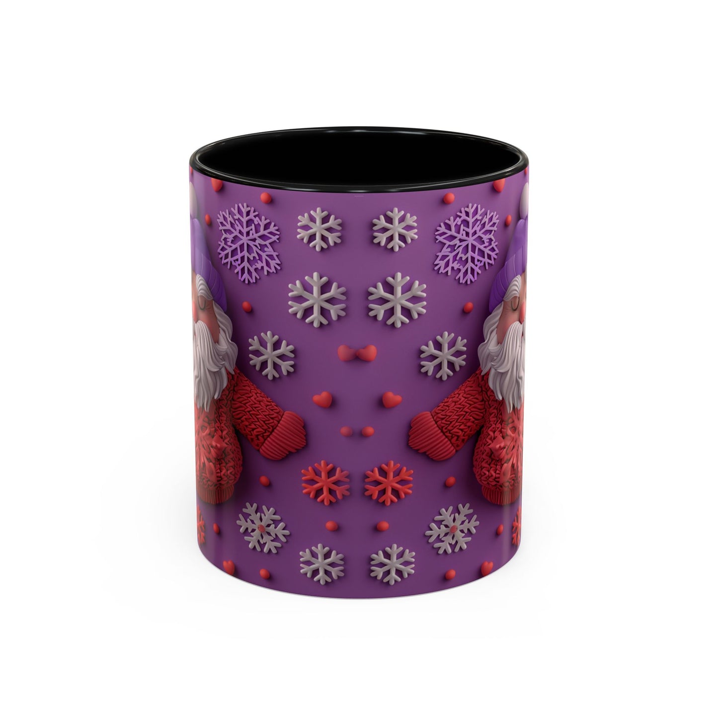 Knit Santa Pattern Mug | Accent Coffee Mug