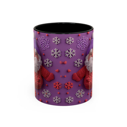 Knit Santa Pattern Mug | Accent Coffee Mug