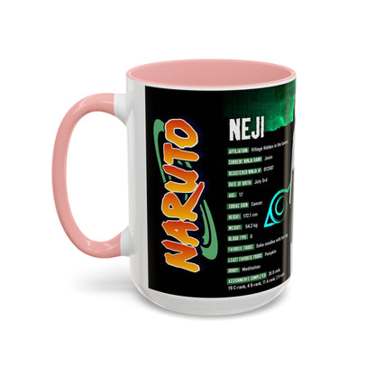 Naruto Shippuden Neji Accent Coffee Mug | Coffee Mug (11/15oz)