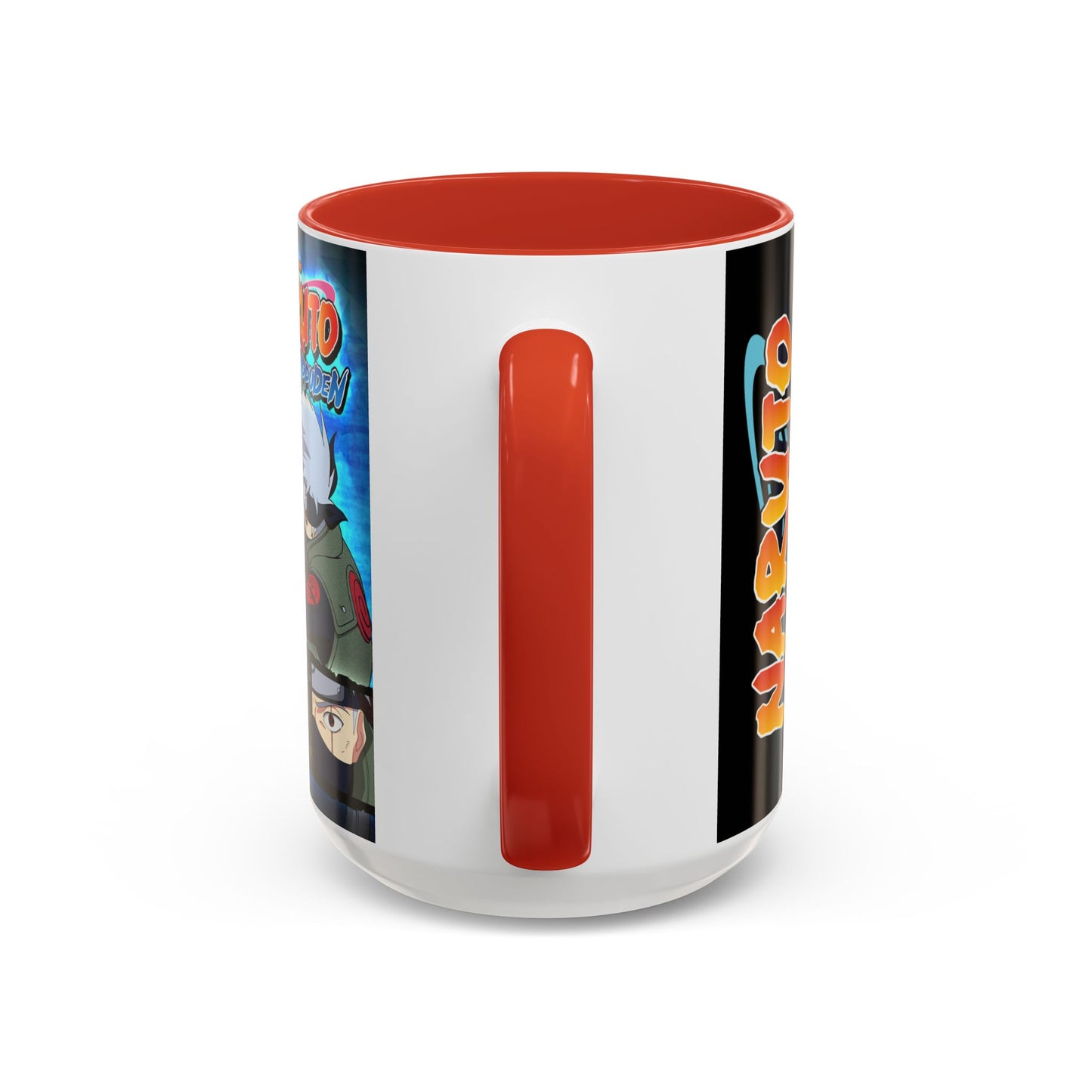 Naruto Kakashi Accent Coffee Mug — Anime Character Collage 11/15oz