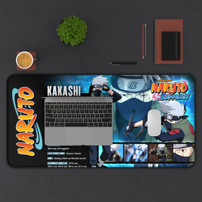 Naruto Kakashi Desk Mat | Anime Gaming Mousepad