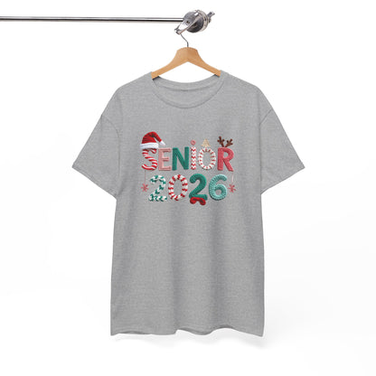 Senior 2026 Christmas Tee – Festive Graduation Santa Hat Design
