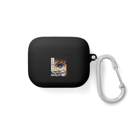 Anime Eye Illustration AirPods Case | Akaza Demon Slayer Inspired