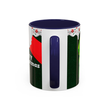 Grinch Merry Christmas Mug | Accent Coffee Mug 11oz 15oz