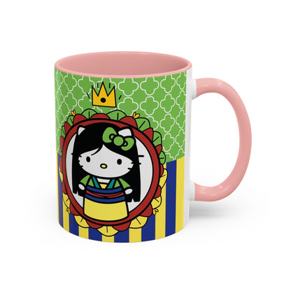 Cute Princess Kitty Mug | Accent Coffee Mug