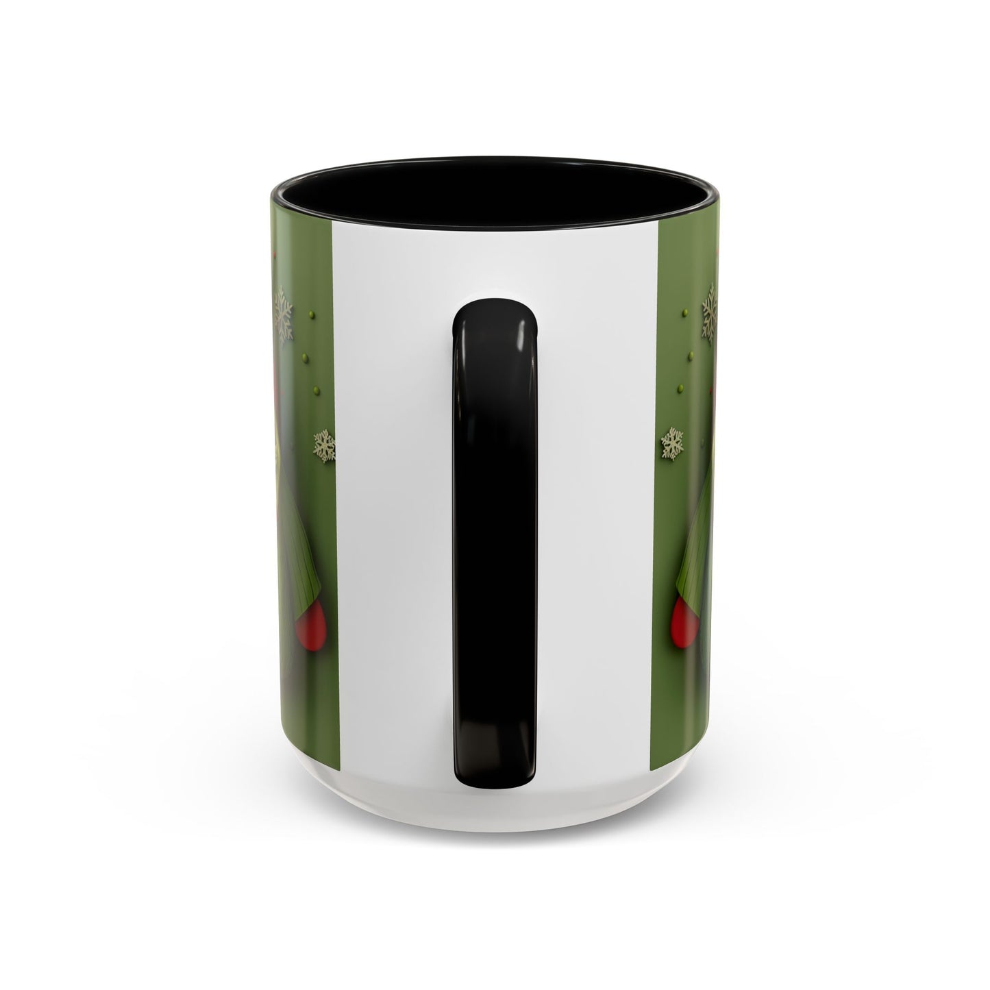 Green Knit Santa Mug | Accent Coffee Mug