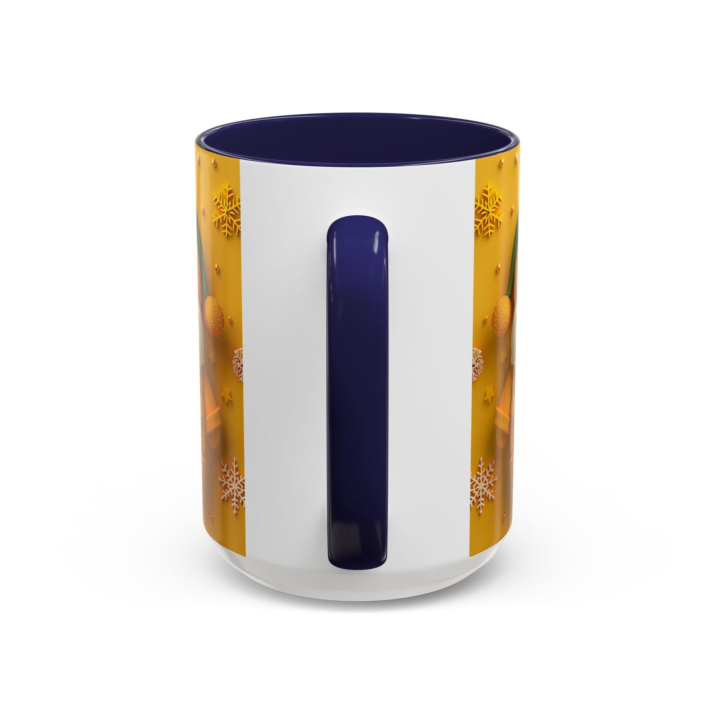 Yellow Sweater Santa Mug | Accent Coffee Mug