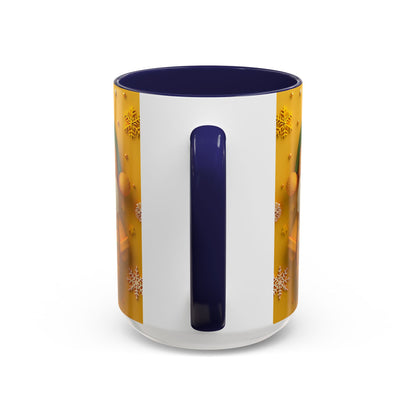 Yellow Sweater Santa Mug | Accent Coffee Mug