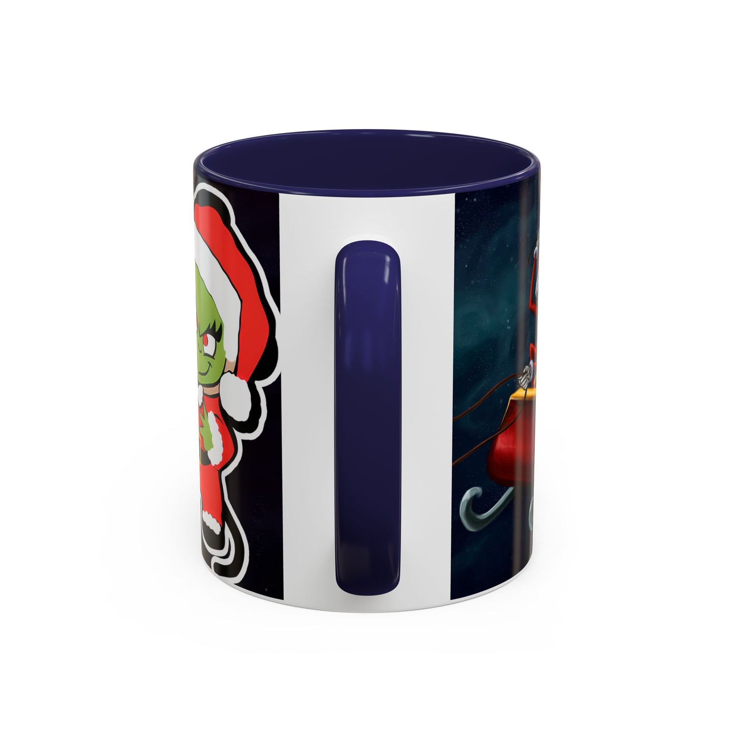 Grinch Jack Skellington Christmas Mug | Accent Coffee Mug