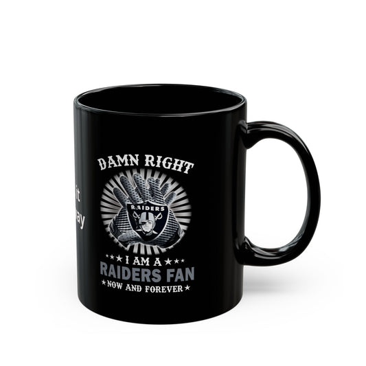 Customizable Raiders Fan Mug | Football Team Logo Coffee Cup
