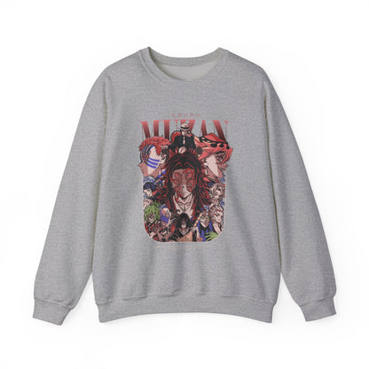 Demon Slayer Character Collage Sweatshirt | Anime Graphic Crewneck